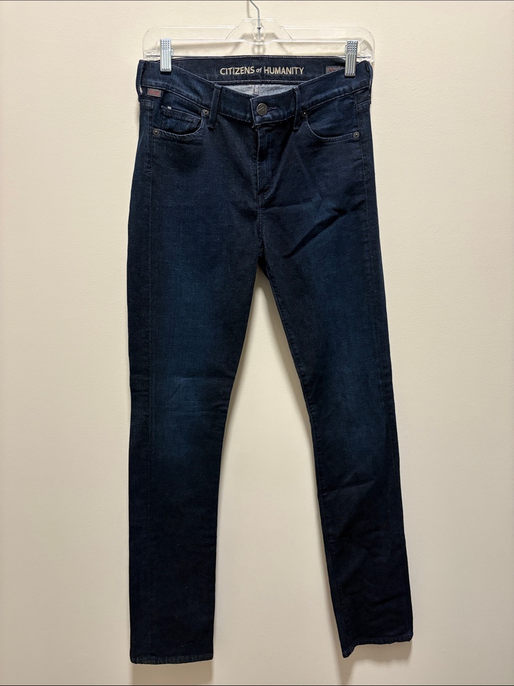 Citizens Of Humanity Dark Navy Straight Leg Jeans